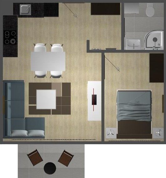 plan apartamentu